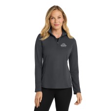 Port Authority® Women's Pinpoint Mesh 1/2-Zip