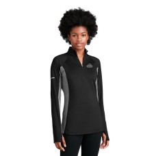 Sport-Tek® Women's Sport-Wick® Stretch Contrast 1/4-Zip Pullover