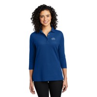 Port Authority® Women's Silk Touch™ 3/4-Sleeve Polo